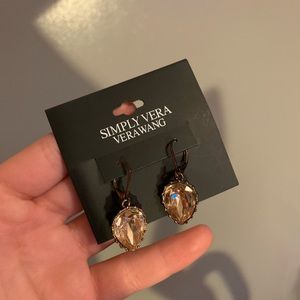 Goldish brown Simply Vera Wang earrings